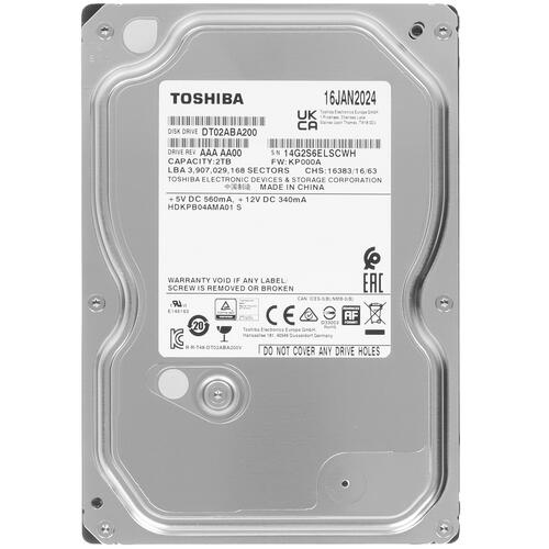 Купить 2 ТБ Жесткий диск Toshiba DT02 [DT02ABA200]  5423828. Характеристики, отзывы и цены в Донецке