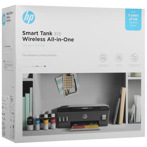 Купить МФУ струйное HP Smart Tank 515  5062210. Характеристики, отзывы и цены в Донецке