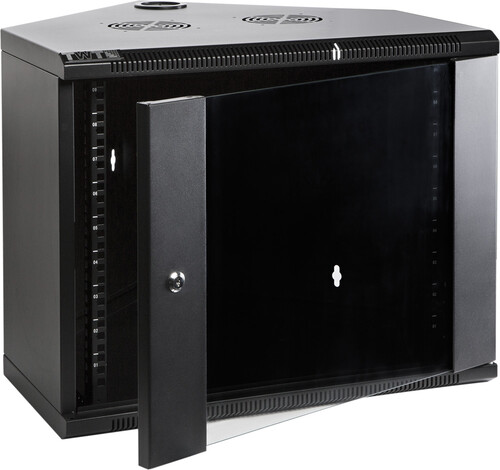 Купить Шкаф коммутационный Lanmaster TWT-CBWTG-4U-6x6-BK  9297431. Характеристики, отзывы и цены в Донецке
