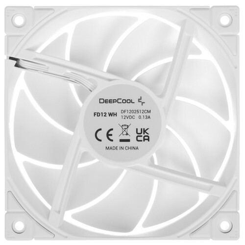 Купить Вентилятор DEEPCOOL FD12 [R-FD12-WHNPN1-G] белый  5496091. Характеристики, отзывы и цены в Донецке