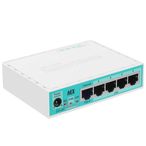 Купить Маршрутизатор Mikrotik hEX  5048372. Характеристики, отзывы и цены в Донецке
