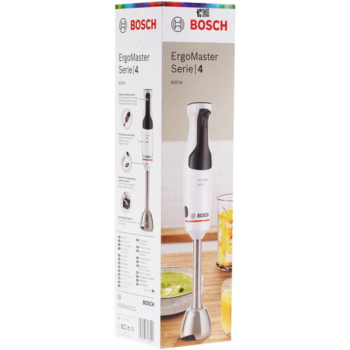 Купить Блендер погружной Bosch MSM4W210 белый  9136603. Характеристики, отзывы и цены в Донецке