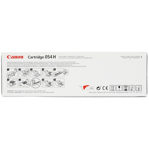 Купить Картридж лазерный Canon 054H Bk черный  4701425. Характеристики, отзывы и цены в Донецке