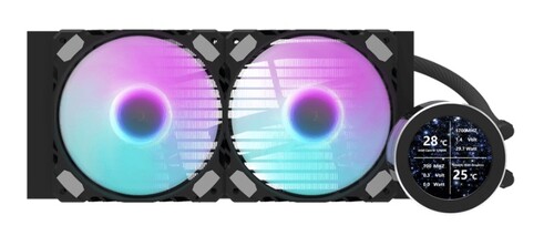 Купить Система охлаждения DarkFlash DN240S черная  5616795. Характеристики, отзывы и цены в Донецке