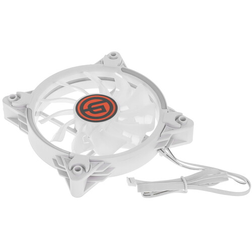 Купить Вентилятор GinZZU 12RW6  белый  9230103. Характеристики, отзывы и цены в Донецке