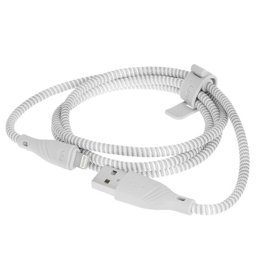 Купить Кабель круглый Crown Lightning 8-pin - USB 2.0 Type-A серый 1 м  5479777. Характеристики, отзывы и цены в Донецке