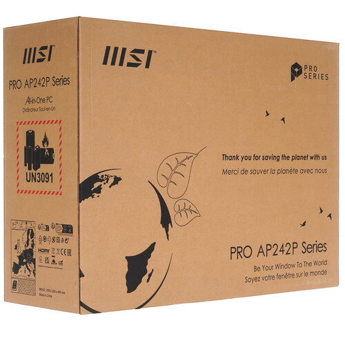 Купить 23.8" Моноблок MSI PRO AP242P 14M-658XRU  9143909. Характеристики, отзывы и цены в Донецке
