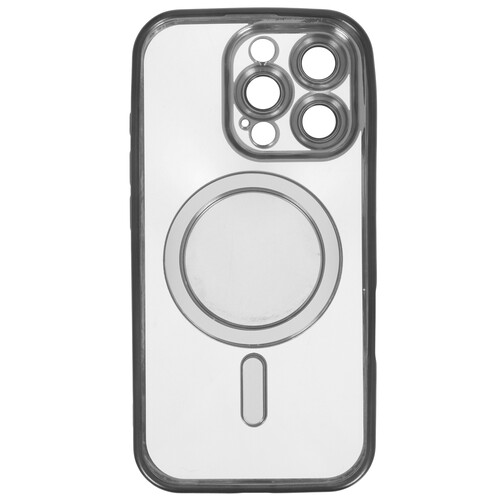 Купить Накладка  Zibelino MagSafe Matte для Apple iPhone 16 Pro черный/прозрачный  9273689. Характеристики, отзывы и цены в Донецке