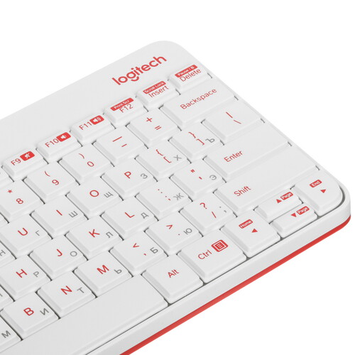 Купить Клавиатура+мышь беспроводная   Logitech MK240 Nano белый  5471996. Характеристики, отзывы и цены в Донецке