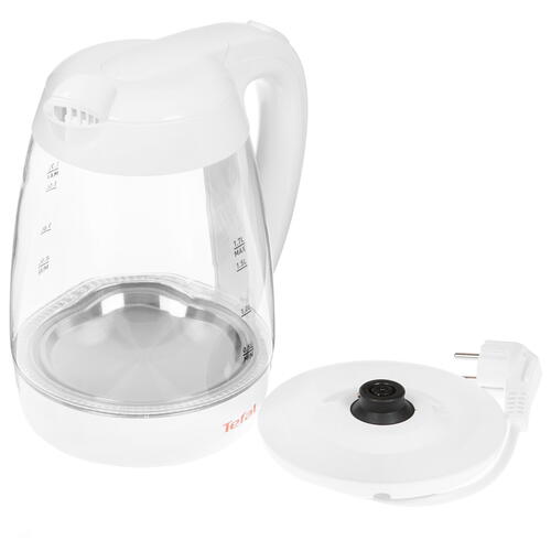 Купить Электрочайник Tefal Glass KO450132 белый  7916694. Характеристики, отзывы и цены в Донецке