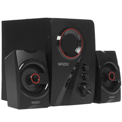 Купить Колонки Ginzzu GM-406 черный  1364049. Характеристики, отзывы и цены в Донецке