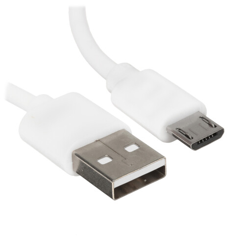 Купить Кабель круглый Aceline micro USB - USB 2.0 Type-A белый 1 м  9206149. Характеристики, отзывы и цены в Донецке