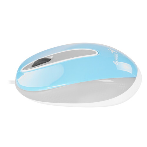 Купить Мышь проводная Genius DX-Mini [31010025402] голубой  9140243. Характеристики, отзывы и цены в Донецке