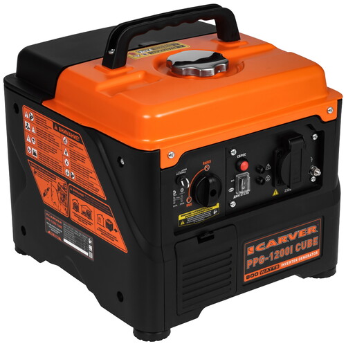 Купить Электрогенератор   бензиновый Carver PPG-1200I CUBE  9301545. Характеристики, отзывы и цены в Донецке