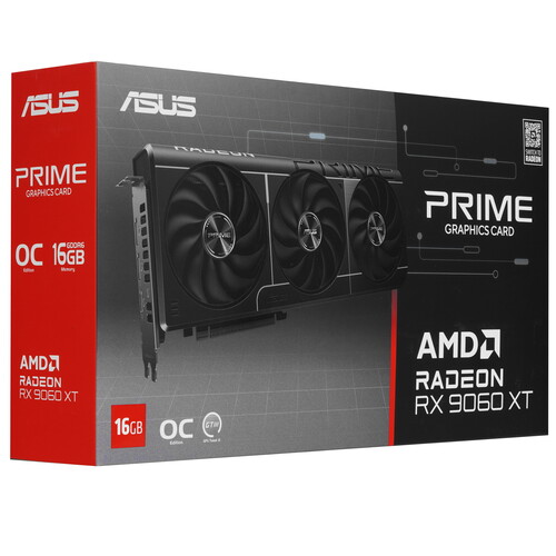 Купить Видеокарта ASUS AMD Radeon RX 9060 XT PRIME OC  5631778. Характеристики, отзывы и цены в Донецке
