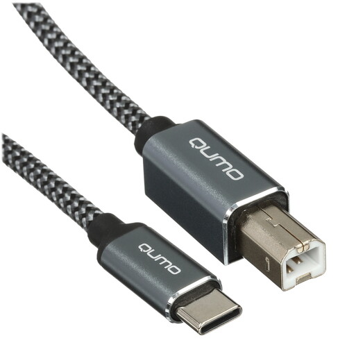 Купить Кабель Qumo USB 2.0 Type-C - USB 2.0 Type-B  5609108. Характеристики, отзывы и цены в Донецке