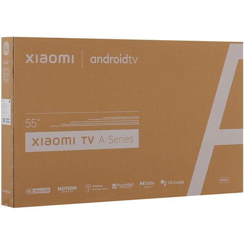 Купить 55" (138 см) Телевизор Xiaomi TV A 55 2025 черный  5462410. Характеристики, отзывы и цены в Донецке