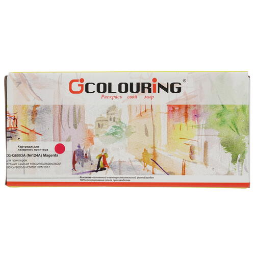 Купить Картридж лазерный Colouring CG-Q6003A/707 пурпурный  1377687. Характеристики, отзывы и цены в Донецке