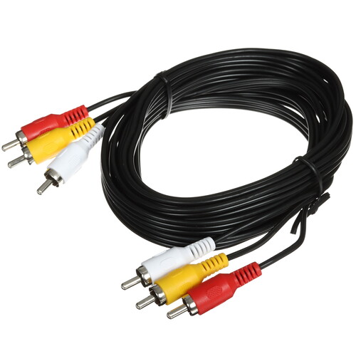 Купить Кабель   VCOM 3RCA - 3RCA черный  5602680. Характеристики, отзывы и цены в Донецке