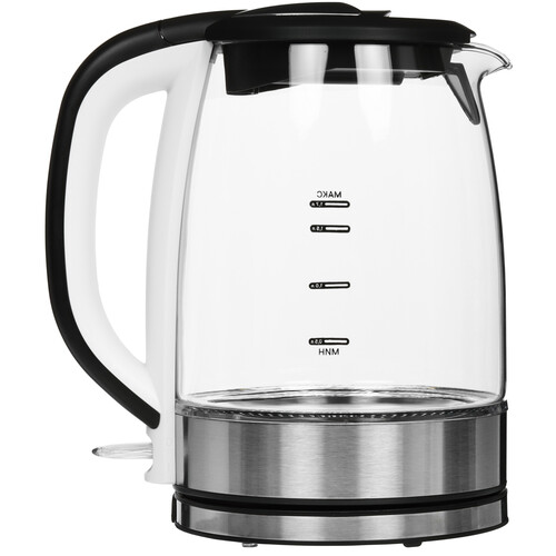 Купить Электрочайник Kitfort КТ-6628 белый  9091961. Характеристики, отзывы и цены в Донецке