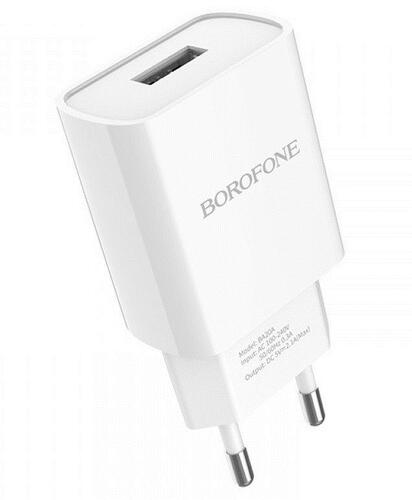 Купить Сетевое зарядное устройство Borofone BA20A Sharp белый  5367511. Характеристики, отзывы и цены в Донецке