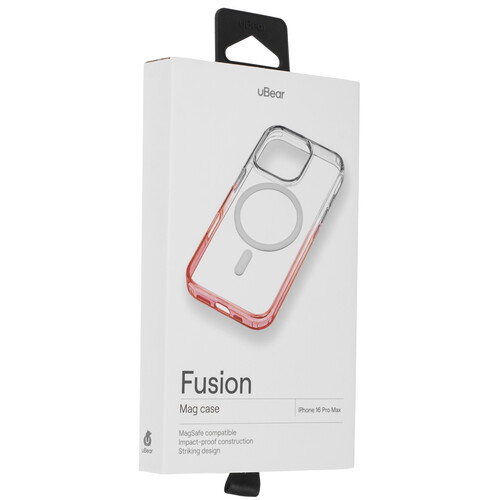 Купить Накладка  uBear Fusion Mag Case для Apple iPhone 16 Pro Max розовый/прозрачный  5474392. Характеристики, отзывы и цены в Донецке