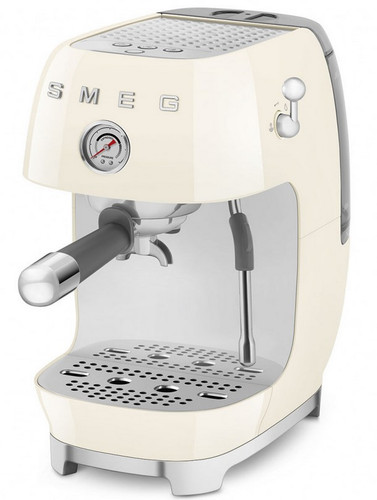 Купить Кофеварка рожковая Smeg ECF03CREU бежевый  5664275. Характеристики, отзывы и цены в Донецке