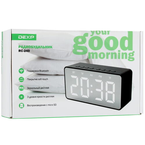 Купить Радиобудильник DEXP RC-240  1609884. Характеристики, отзывы и цены в Донецке
