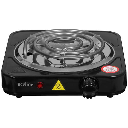 Купить Плита компактная электрическая Aceline CS-010b черный  5414629. Характеристики, отзывы и цены в Донецке