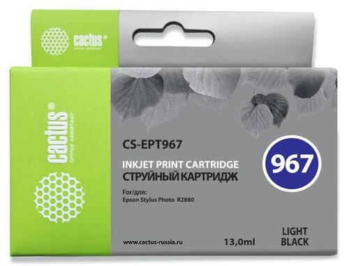 Купить Картридж Cactus CS-EPT967 серый  7930619. Характеристики, отзывы и цены в Донецке