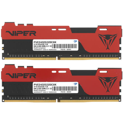 Купить Оперативная память Patriot Viper Elite II [PVE2432G320C8K] 32 ГБ  4845204. Характеристики, отзывы и цены в Донецке