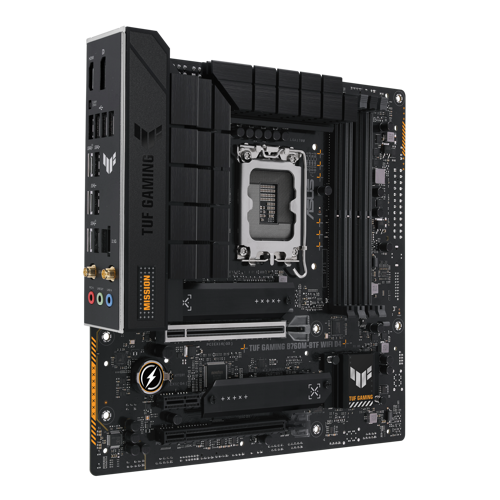 Купить Материнская плата ASUS TUF GAMING B760M-BTF WIFI D4  9041558. Характеристики, отзывы и цены в Донецке