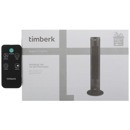 Купить Вентилятор Timberk T-TF3217RC  черный  9223681. Характеристики, отзывы и цены в Донецке
