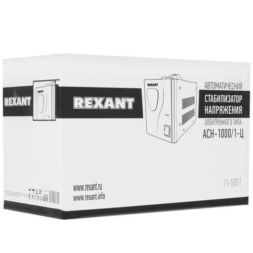 Купить Стабилизатор напряжения Rexant AСН-1000/1-Ц  8196114. Характеристики, отзывы и цены в Донецке