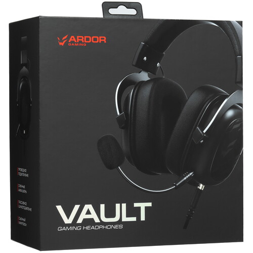 Купить Проводные наушники ARDOR GAMING Vault Wired черный 2025  9182672. Характеристики, отзывы и цены в Донецке