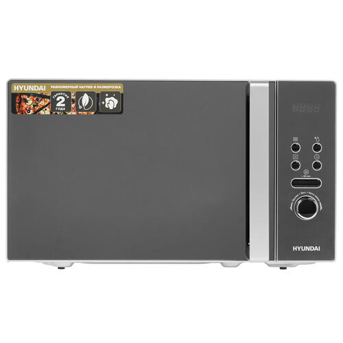 Купить Микроволновая печь Hyundai HYM-D3002 серебристый  8190992. Характеристики, отзывы и цены в Донецке