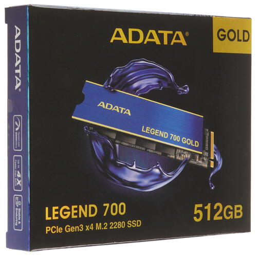 Купить 512 ГБ M.2 NVMe накопитель ADATA LEGEND 700 GOLD [SLEG-700G-512GCS-SH7]  5449355. Характеристики, отзывы и цены в Донецке