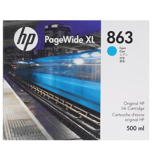 Купить Картридж HP 863 (F9K40A) голубой  9908237. Характеристики, отзывы и цены в Донецке