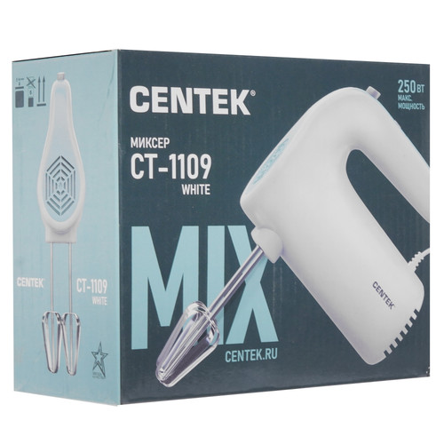 Купить Миксер Centek CT-1109 белый  5355075. Характеристики, отзывы и цены в Донецке