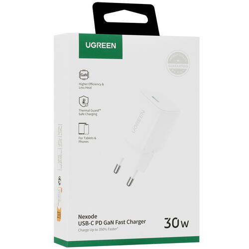 Купить Сетевое зарядное устройство Ugreen CD319 белый  5079080. Характеристики, отзывы и цены в Донецке