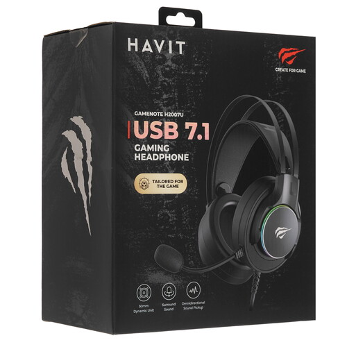 Купить Проводные наушники HAVIT H2007U черный 2025  9271124. Характеристики, отзывы и цены в Донецке