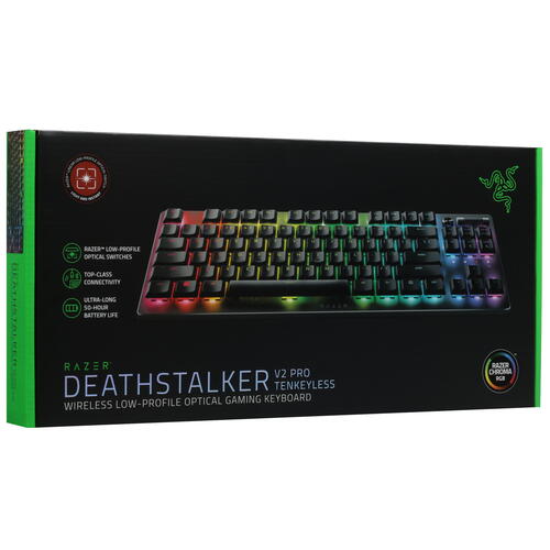 Купить Клавиатура  проводная + беспроводная Razer DeathStalker V2 Pro Tenkeyless  5067169. Характеристики, отзывы и цены в Донецке