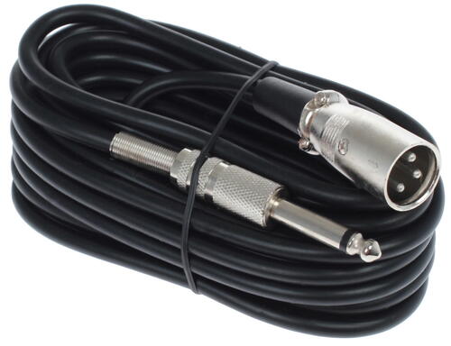 Купить Кабель   DEXP 6.3 mm jack - XLR черный  1078309. Характеристики, отзывы и цены в Донецке