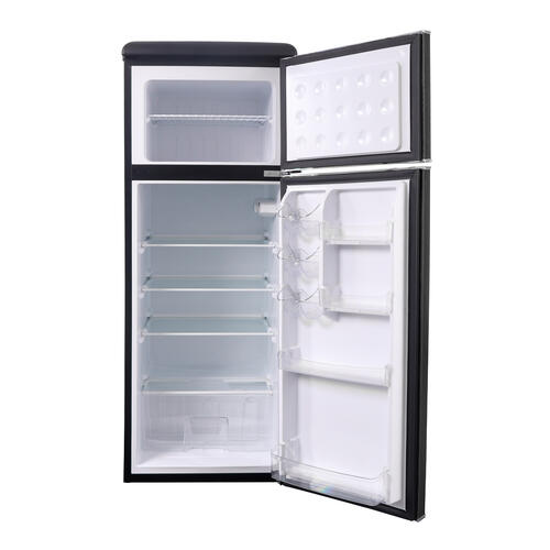 Купить Холодильник с морозильником  Tesler RT-217 черный  9115136. Характеристики, отзывы и цены в Донецке