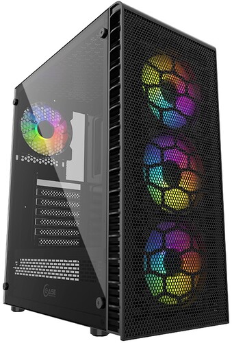 Купить Корпус PowerCase Mistral Z4C Mesh ARGB [CMIZ4C-A4] черный  1682051. Характеристики, отзывы и цены в Донецке