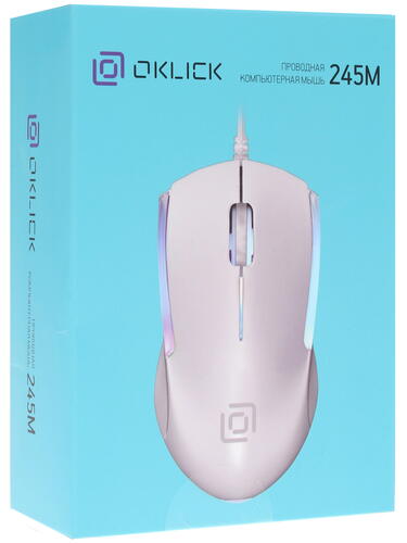 Купить Мышь проводная Oklick 245M  1152106. Характеристики, отзывы и цены в Донецке
