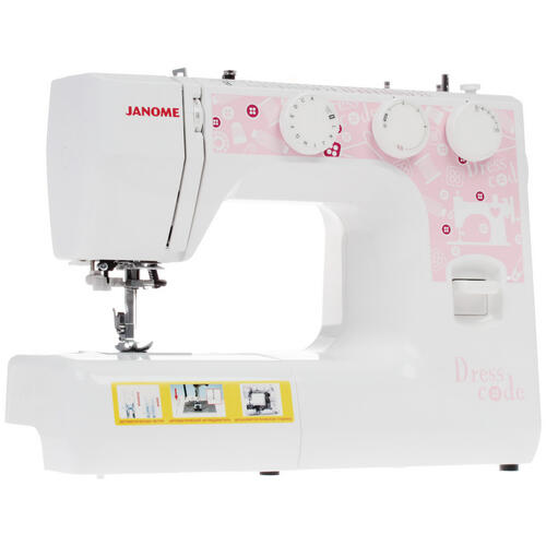 Купить Швейная машина Janome Dresscode  1088815. Характеристики, отзывы и цены в Донецке