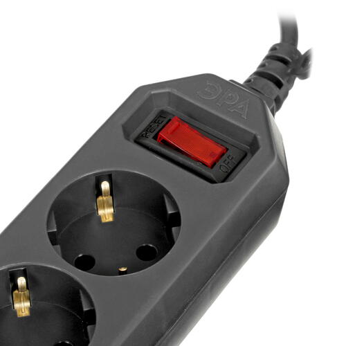 Купить Сетевой фильтр ЭРА USF-6es-3m-B-BOX черный  1397803. Характеристики, отзывы и цены в Донецке