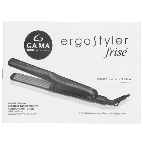 Купить Щипцы для завивки волос GA.MA Ergostyler FRISE  8141241. Характеристики, отзывы и цены в Донецке