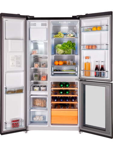 Купить Холодильник многодверный   HIBERG i-RFS 750G B черный  9168745. Характеристики, отзывы и цены в Донецке